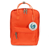 Orange backpack