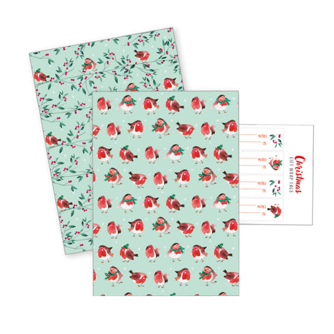 Winter Robin wrap