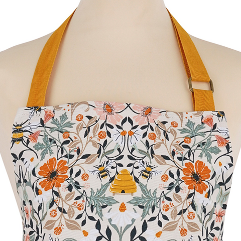Bee Bloom apron
