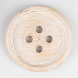 Wooden button coasters - set of 6