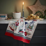 Christmas Ornaments tea towel