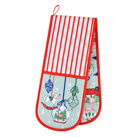 Christmas Ornaments double oven gloves