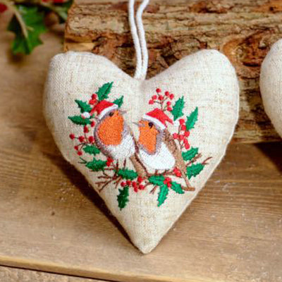 Robin heart hangers (Berry Robins)