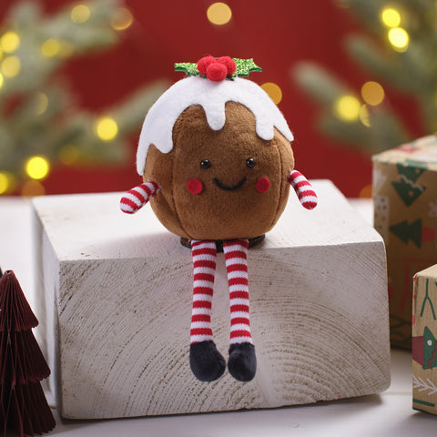 Christmas pudding shelf sitter