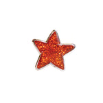 Star pin badge (orange)