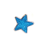 Star pin badge (blue)