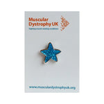 Star pin badge (blue)