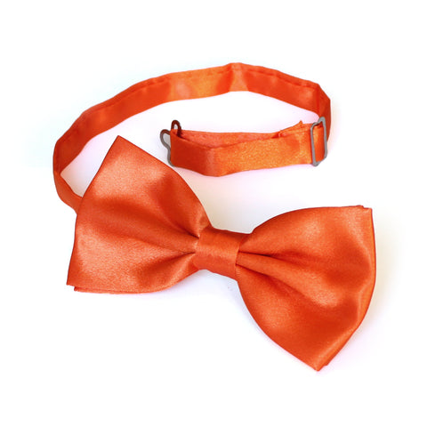 Orange bow tie